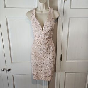 Sexy Glitter Cocktail Dress